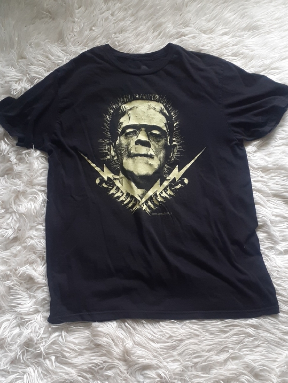 Rock Rebel Universal Frankenstein Glow In The Dark Shirt Size Large